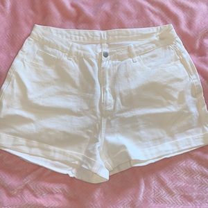 White shorts